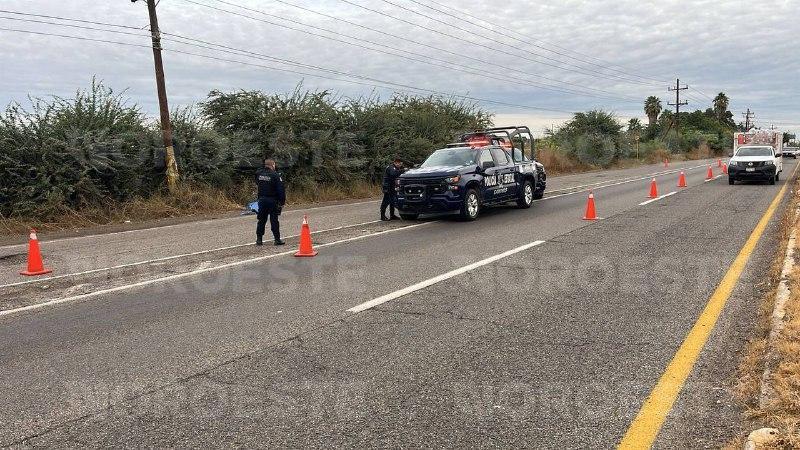 $!Hallan hombre asesinado a balazos en la carretera Culiacán-Eldorado
