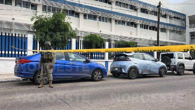 $!Balacera junto a colegio en Culiacán deja un muerto y un bebé herido
