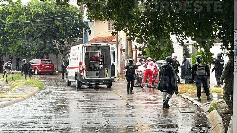 $!Ataque armado en Villa Universidad deja un hombre muerto y una mujer herida en Culiacán