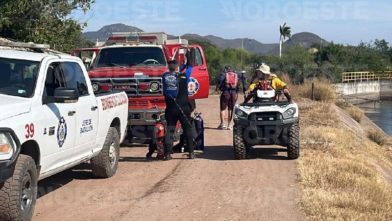 $!Sigue operativo de búsqueda de menor que cayó en un canal al norte de Culiacán