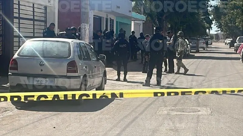 $!Hombre es asesinado a balazos en el fraccionamiento La Puerta en Culiacán