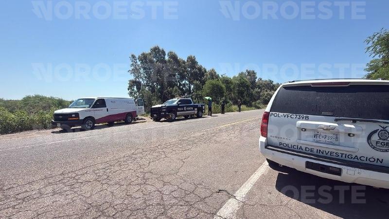 $!Hallan cadáver envuelto en sábanas cerca del trébol de Costa Rica, en Culiacán