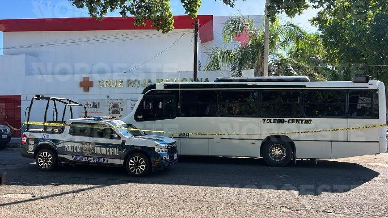 $!Atacan a balazos camión urbano de la ruta Toledo en Culiacán; hay un herido
