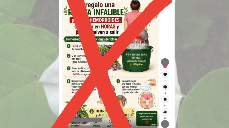$!Ejemplo de contenido desinformante que circula en plataformas digitales como TikTok.