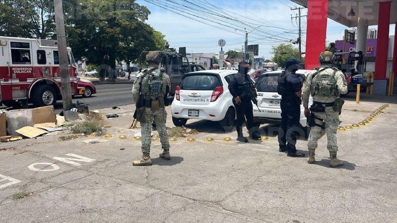 $!Ataque armado deja a dos hombres heridos entre avenidas Bravo y Zapata, en Culiacán