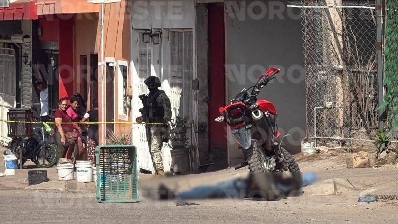 $!Asesinan a balazos a un hombre en la colonia Las Coloradas, en Culiacán