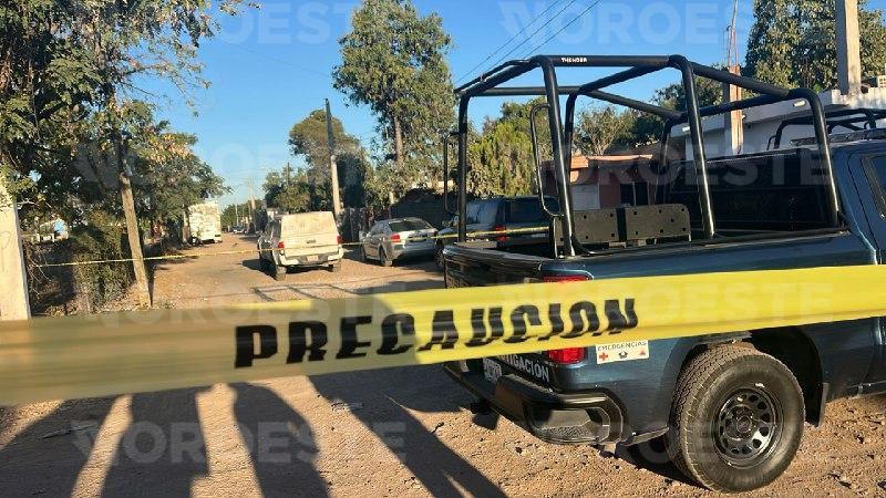 $!Matan a tiros a un hombre e incendian un domicilio en Bachigualatito, Culiacán