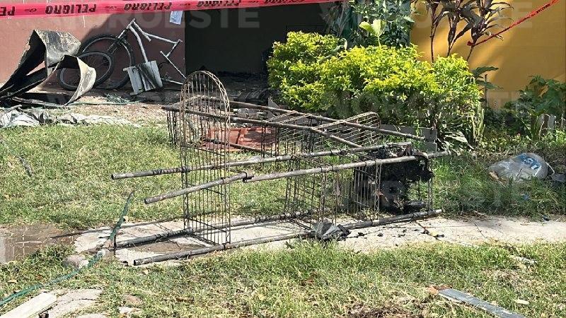 $!Rocían gasolina y queman una vivienda en Chulavista, al sur de Culiacán