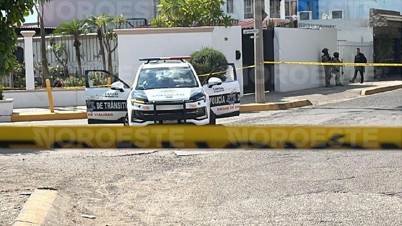 $!Asesinan a dos agentes de Tránsito en ataque armado en la colonia San Rafael, Culiacán