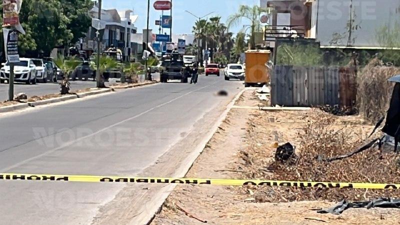 $!Asesinan a hombre junto a escuelas y oficinas de Sepyc en Valle Alto, Culiacán