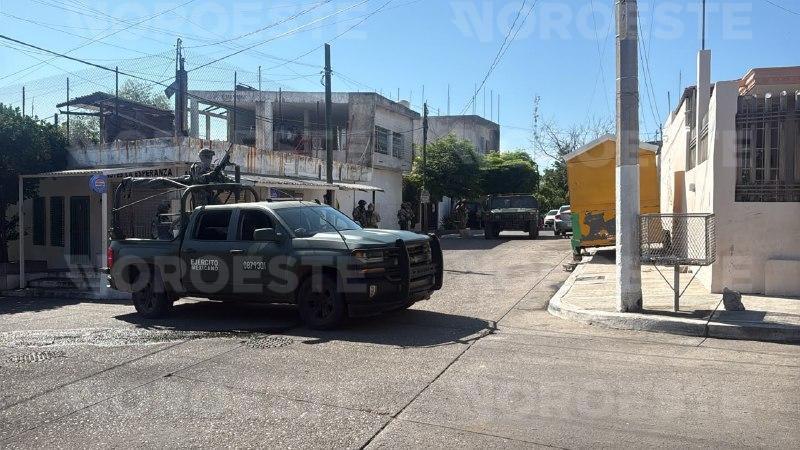 $!Atacan a balazos un inmueble en la colonia Miguel Hidalgo, en Culiacán