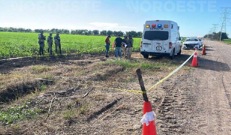 Localizan asesinado a hombre con vestimenta médica en El Quemadito, en Culiacán