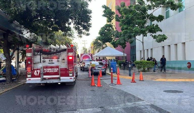 Evacúan Hospital Pediátrico en Culiacán tras derrame de químico en área de hemodiálisis