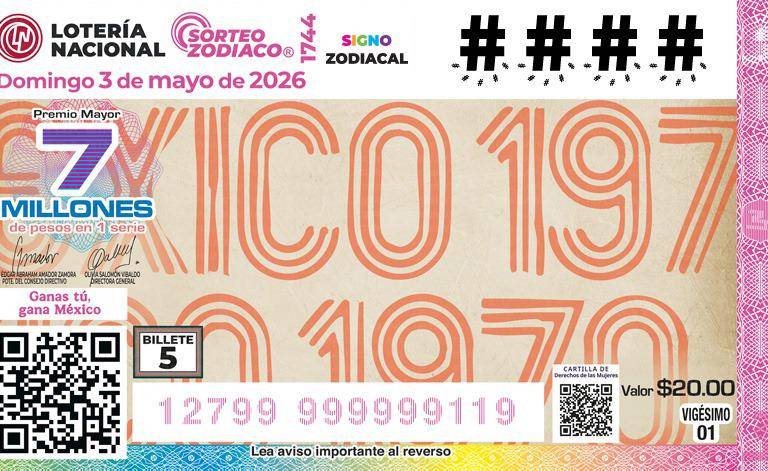 Disponibles los billetes 5 y 6 que integran la colección del Álbum Retro de Lotería Nacional y el Fútbol