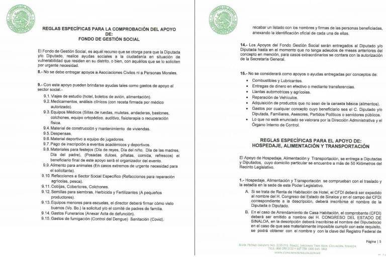 Reglas de operación del Congreso no contemplan pago de colegiaturas con fondo de gestoría social