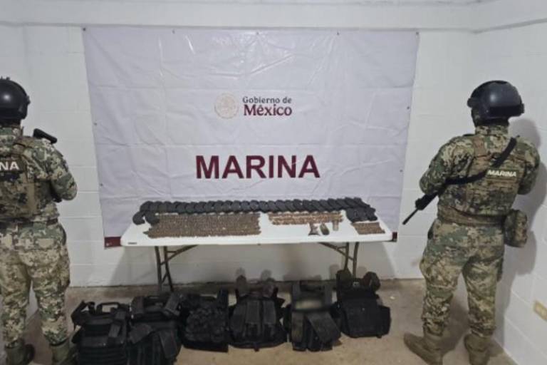 Inhabilitan campamento en Elota; aseguran granadas y equipo táctico