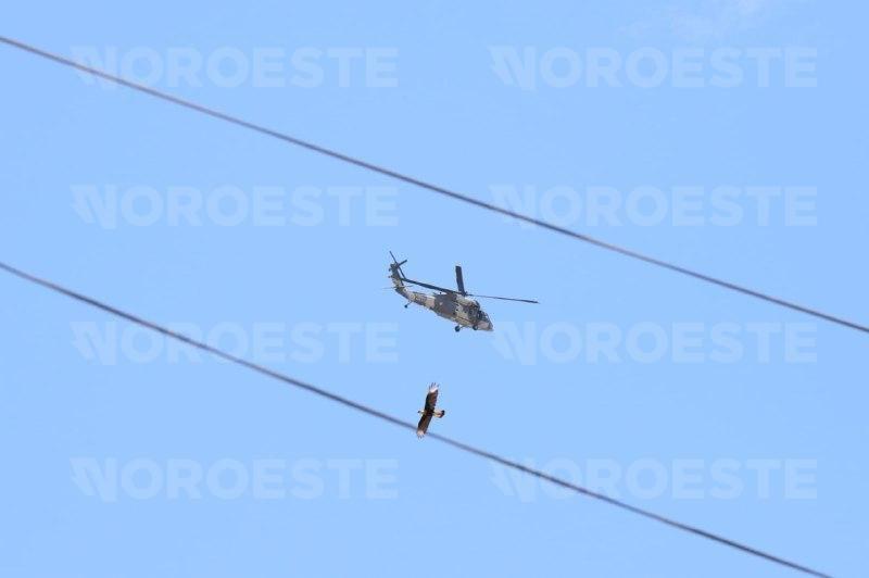 $!Ataque armado deja un muerto al norte de Mazatlán; helicópteros militares sobrevuelan área de El Quelite