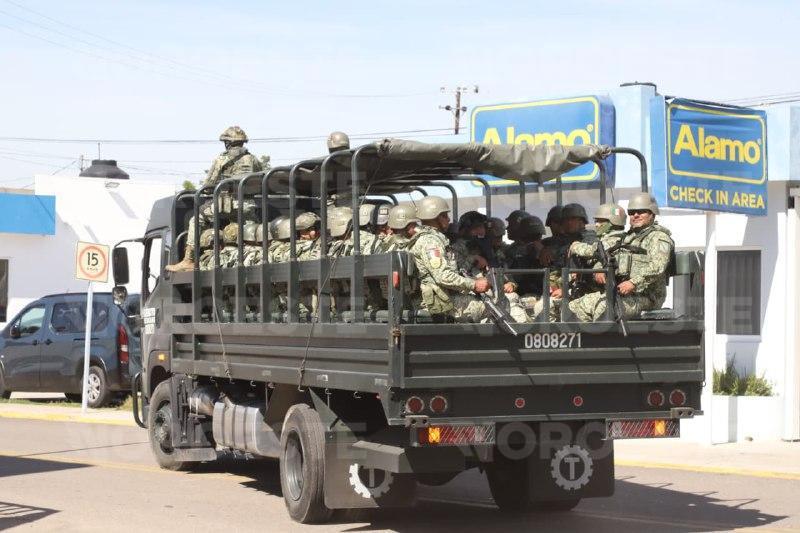 $!Llegan mil 600 efectivos del Ejército para reforzar seguridad en Sinaloa
