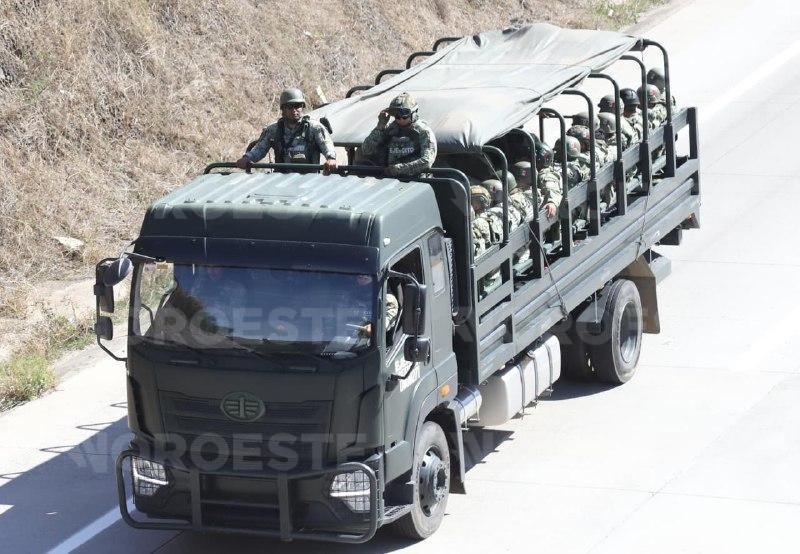 $!Llegan mil 600 efectivos del Ejército para reforzar seguridad en Sinaloa