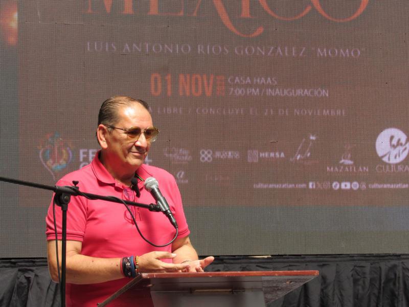 $!Óscar García destacó que esta edición de la Callejoneada busca enfatizar el sentido espiritual y comunitario del Día de Muertos.