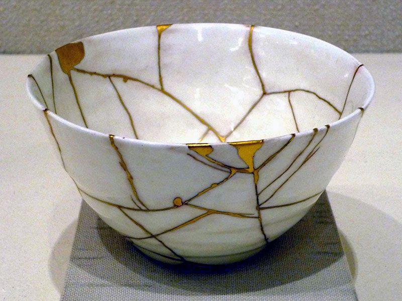 $!Kintsugi, el arte japonés de reparar vasijas.