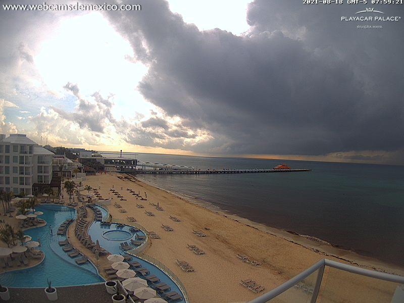 $!‘Grace’ se convierte en huracán categoría 1; se dirige a la Península de Yucatán