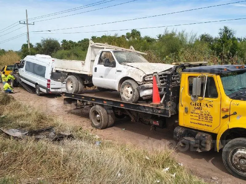$!Deja 11 heridos choque en la México 15, en el municipio de Ahome