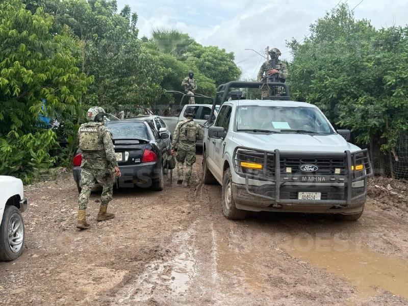 $!Operativo en Aguaruto: detienen a cinco y aseguran tres armas tras reporte al 911