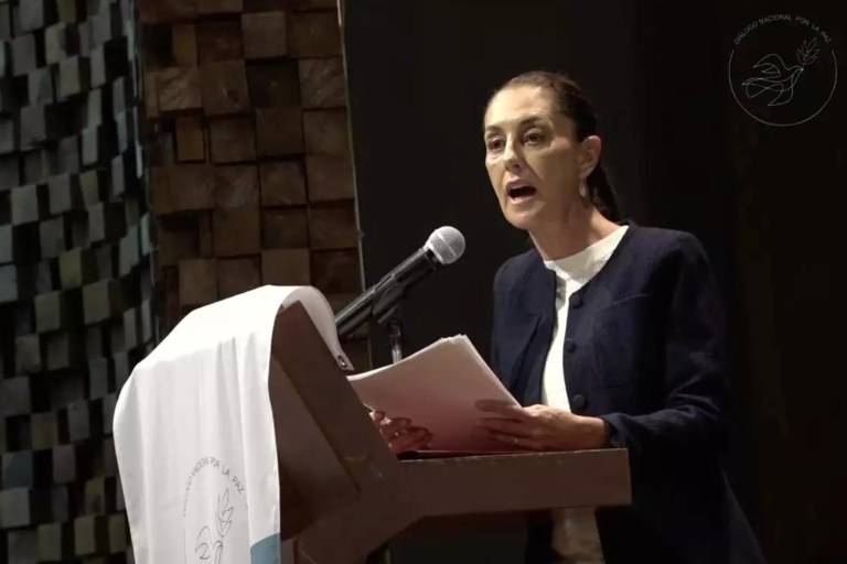 Candidatos presidenciales firman Compromiso Nacional por la Paz; Sheinbaum difiere con Iglesia católica