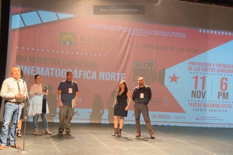 ‘Compañera de muerte’, de Mazatlán, gana la Muestra ECINORT 2023