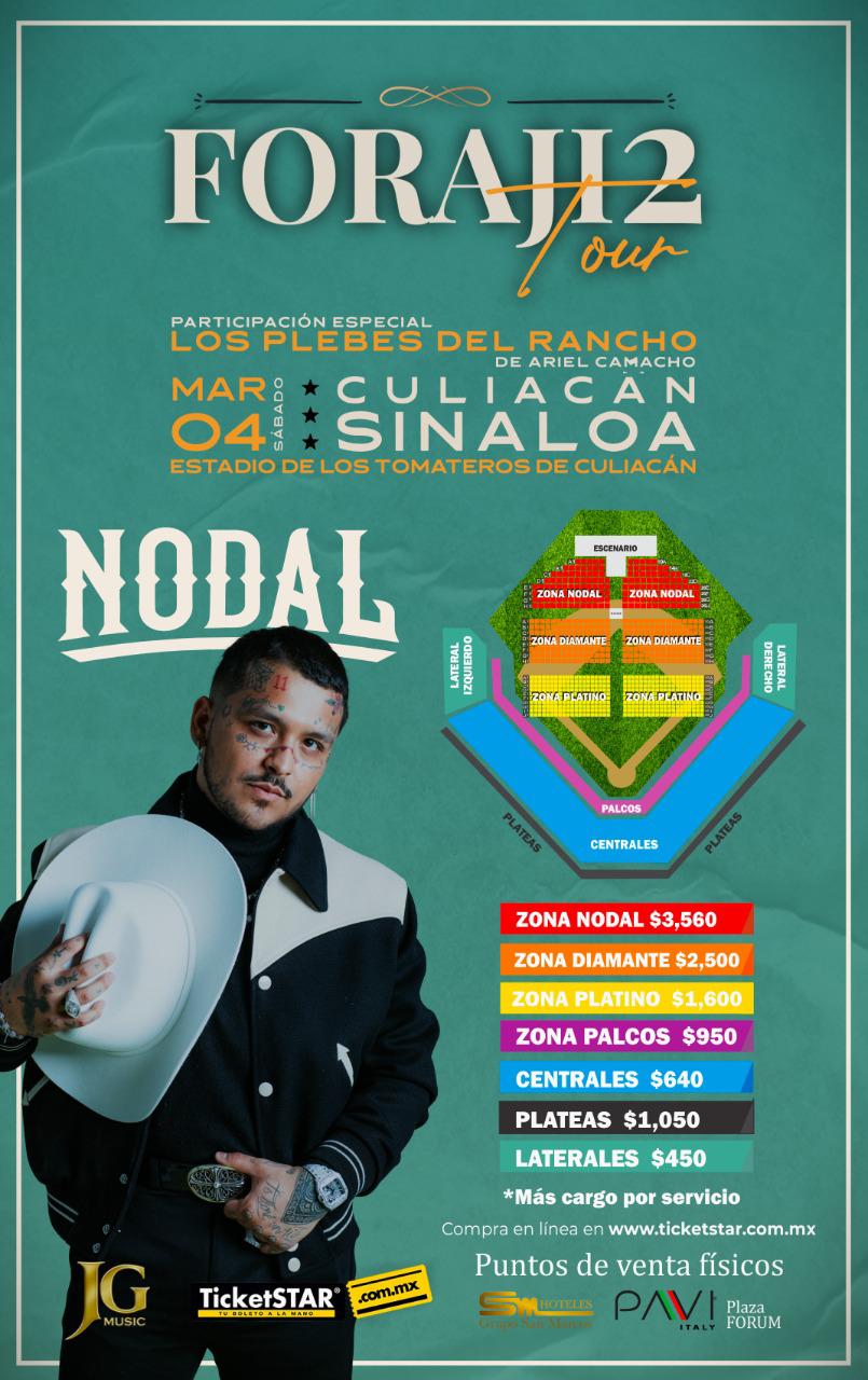 Cantará Christian Nodal en Culiacán con su ‘Foraji2 Tour’