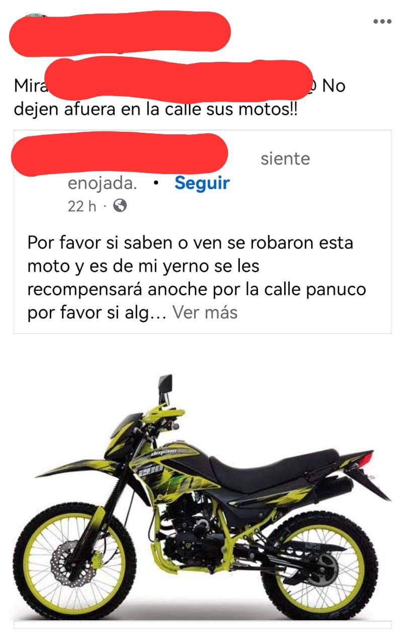 $!Niega director de Seguridad ola de robos de motos en El Rosario