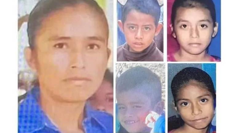 La mamá y sus cuatro hijos desaparecieron en noviembre del año pasado y hasta finales de febrero los localizaron.