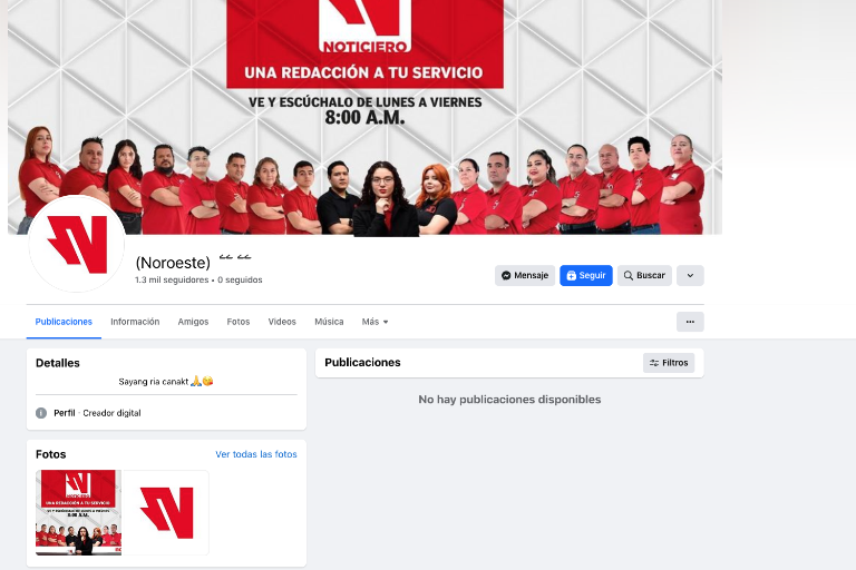 Suplantan identidad de Noroeste en Facebook para pedir datos bancarios con promoción falsa