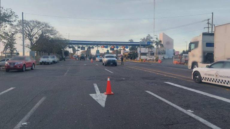 Amanece caseta de Costa Rica cerrada de forma intermitente, alerta la Guardia Nacional