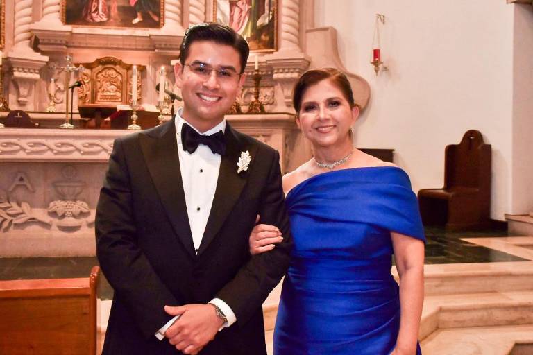 Sofía Castañeda y Juan Pablo Pérez, ya son marido y mujer