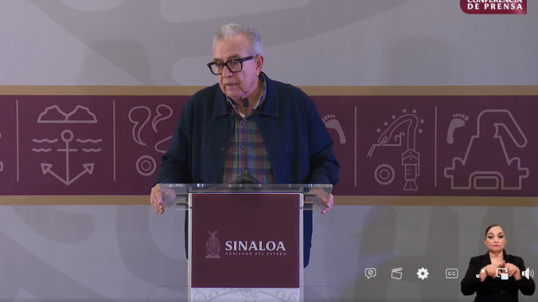 Conferencia semanera del Gobernador Rubén Rocha Moya.