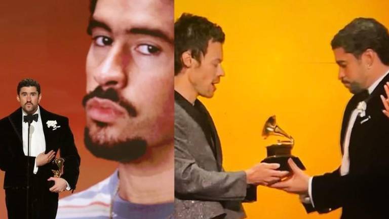 Hace historia Bad Bunny al ganar el máximo galardón de los Grammy 2026
