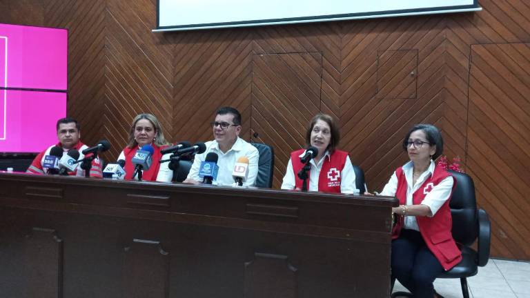 En el Ayuntamiento de Mazatlán se dio a conocer los pormenores de la Colecta Anual de la Cruz Roja Mexicana.