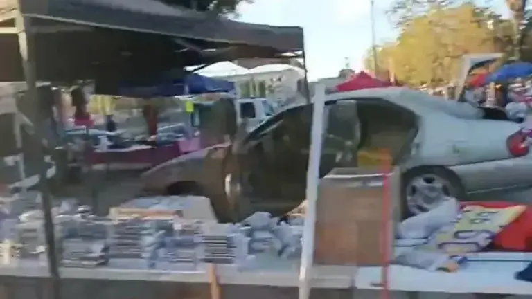 El incidente ocurrió durante la mañana del pasado sábado en el Tianguis de Lombardo Toledano, en Culiacán.