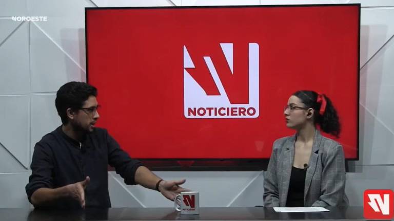 José Carlos Dehesa Mitre, desde la emisión de este miércoles de Noticiero Noroeste, con Paulina Otáñez.