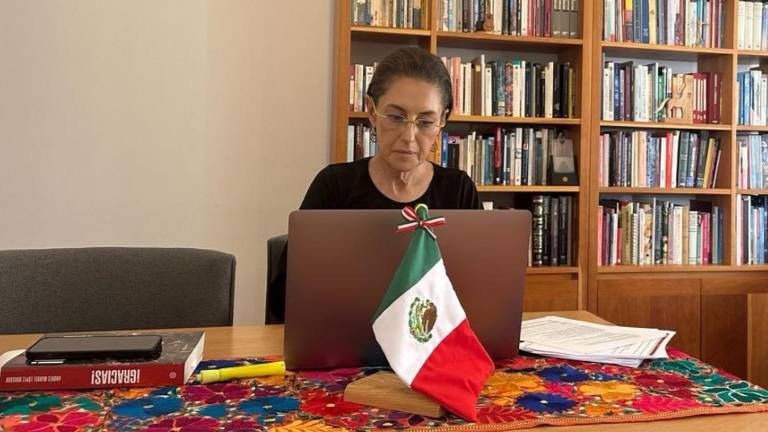 Claudia Sheinbaum denunció que su número de telefóno móvil fue filtrado .