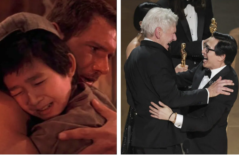 Se reencuentran Harrison Ford y Ke Huy, 40 años después de ‘Indiana Jones’