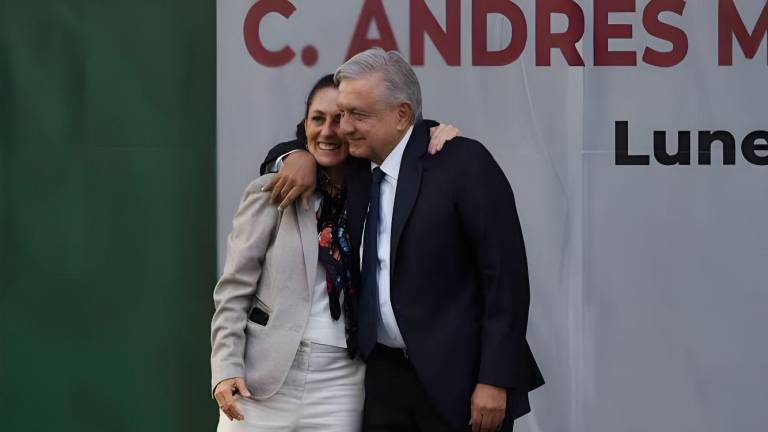 El Presidente de México y Claudia Sheinbaum celebraron que Marcelo Ebrard haya anunciado que no dejaría de militar en Morena.