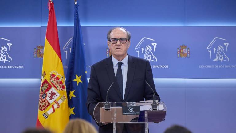 Ángel Gabilondo presenta un informe de las víctimas de pederastia de la Iglesia Católica de España, en el Congreso de los Diputados.
