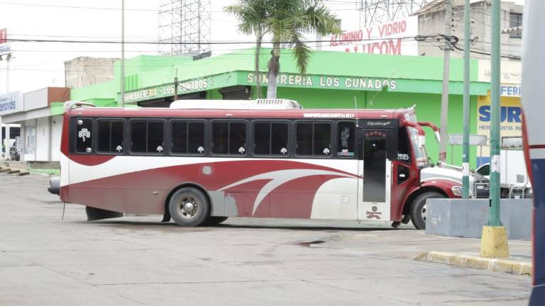 Se espera que para este lunes 30 de septiembre mejore la afluencia de pasajeros que viajan a las zonas rurales del sur de Sinaloa.