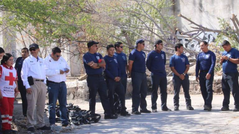 Los agentes participaron en el curso de Sistema de Comando de Incidentes y Ventilación Táctica en Culiacán.