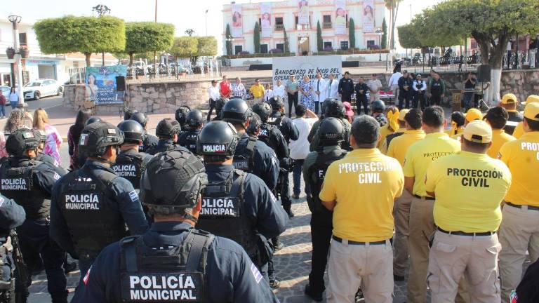 Instituciones de Seguridad de los tres órdenes de Gobierno participan en el operativo.