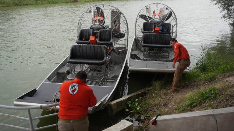 Dona Estados Unidos equipos de aerobotes a Migración para fortalecer rescates humanitarios en río Bravo