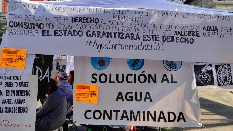Manifestantes levantan bloqueo en CdMx tras 6 días de protestas por agua contaminada
